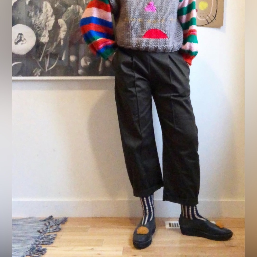 Tony Chestnut Black trousers XS
